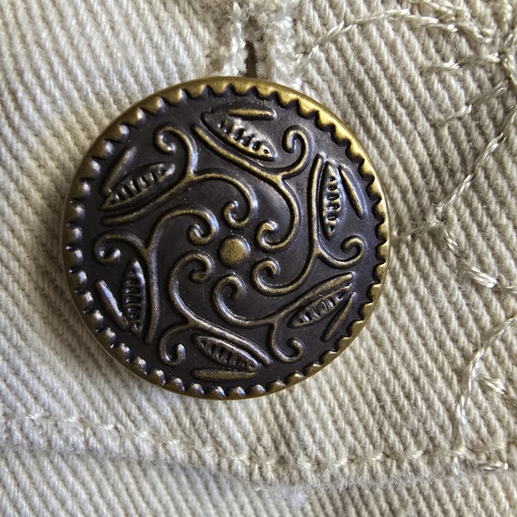 Laura Ashley Embroidered Cotton Jean Jacket - Picture 5 of 16